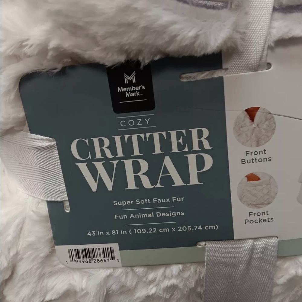 Unicorn cozy critter wrap!!! - Picture 3 of 4